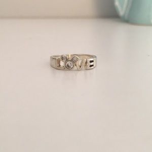 Disney Sterling silver Love ring